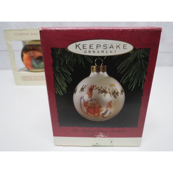 Vintage Lot 14 Hallmark Christmas Ornaments in Boxes Glass Balls 1970s 80s 90s - Picture 11 of 16